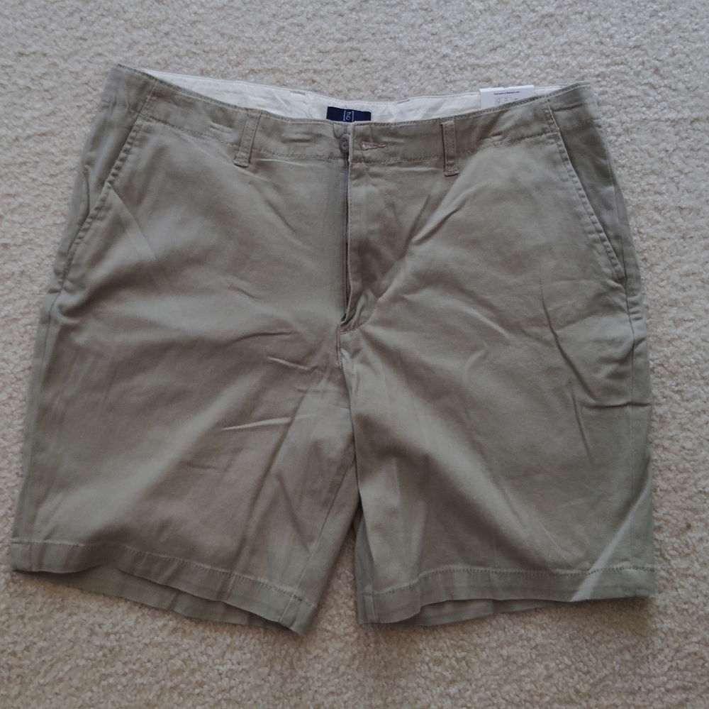 George Tan Flat Front Shorts